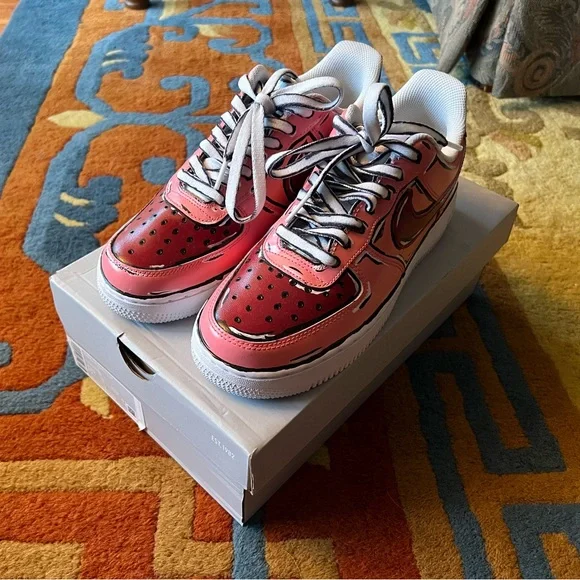 Nike Shoes Custom Cartoon Nike Air Force Womens Sz 85 Poshmark